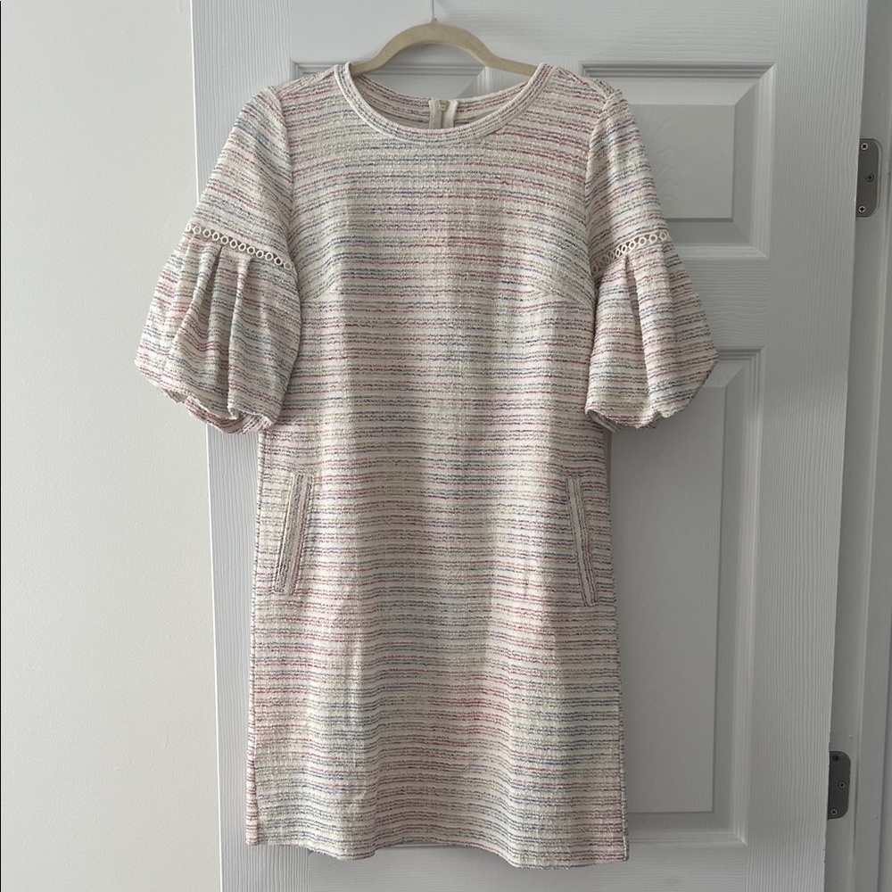 LOFT Multicolor Textured Knit Top